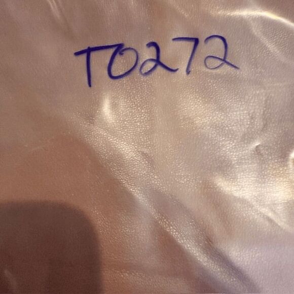 Jason Wu Faux Leather Pencil Skirt Cognac Brown Offset front slit Size XS - Picture 10 of 10